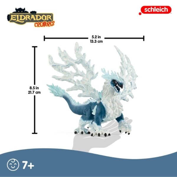 Schleich Eldrador Creatures New 2024 Ice Dragon Action Figure - Image 3