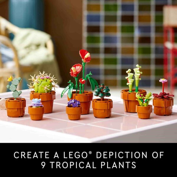 LEGO Tiny Plants Set: Cactus, Carnivorous & Tropical Flora