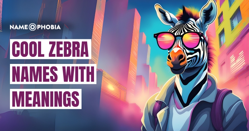 Cool Zebra Names with Meanings